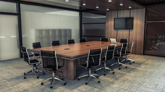 تصميم طاولة اجتماعات تنفيذية – فخامة في كل اجتماع — للمكاتب الحديثة من Office Art